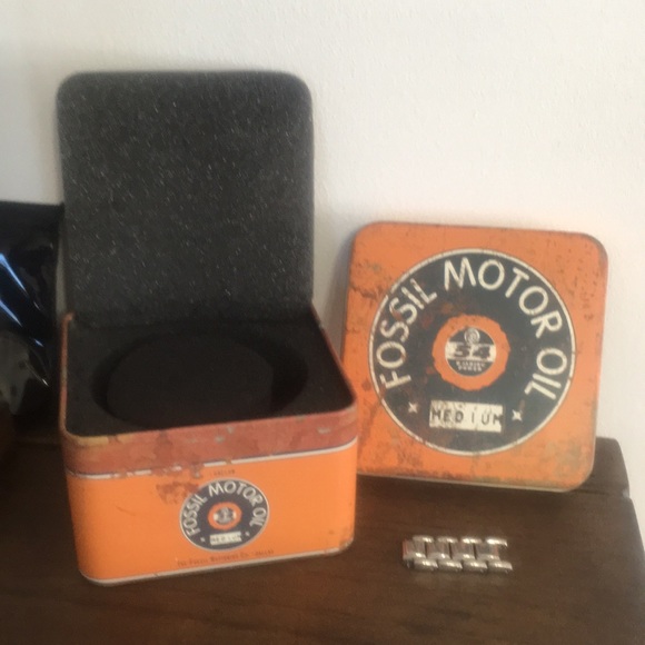 Watch Fossil Blue Vintage Like new. - Picture 7 of 8